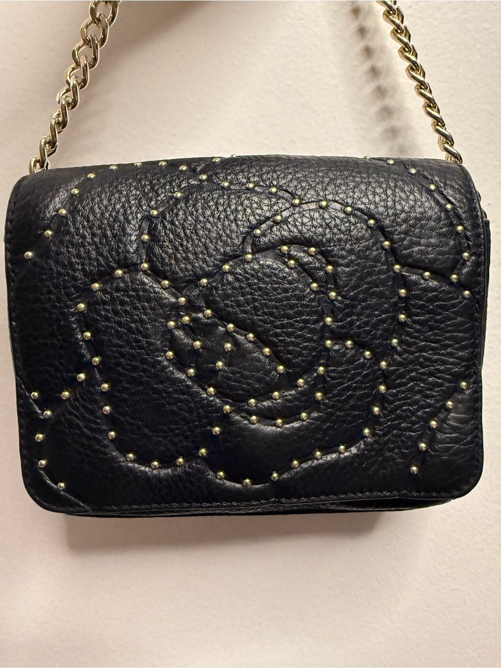✨ Stunning Karl Lagerfeld Paris Agyness Crossbody in Black Pebbled Leather ✨
